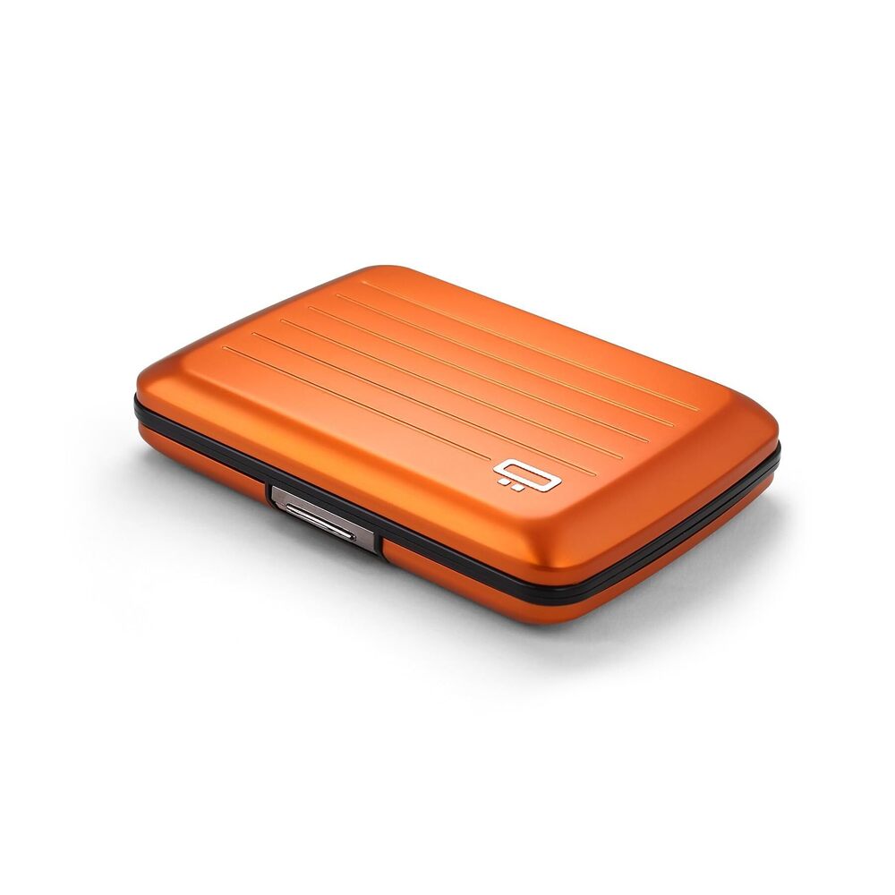 3974 Aluminum card holder with metal lock, RFID protection against fraud